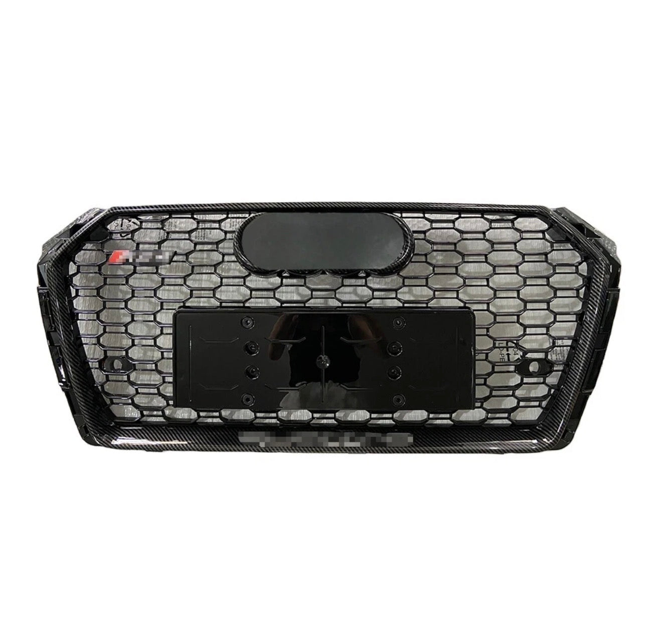 For Audi A4 S4 B9 2017- 2019 RS4 Style Carbon Fiber Grill Honeycomb Grillei
