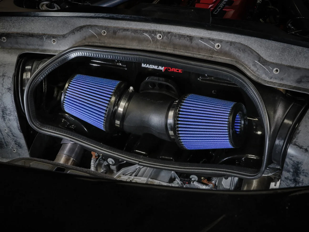 aFe Cold Air Intake For Corvette C8 V8 6.2L (20-26) Magnum Force Stage 2 With Dual Dry or Oiled Filters