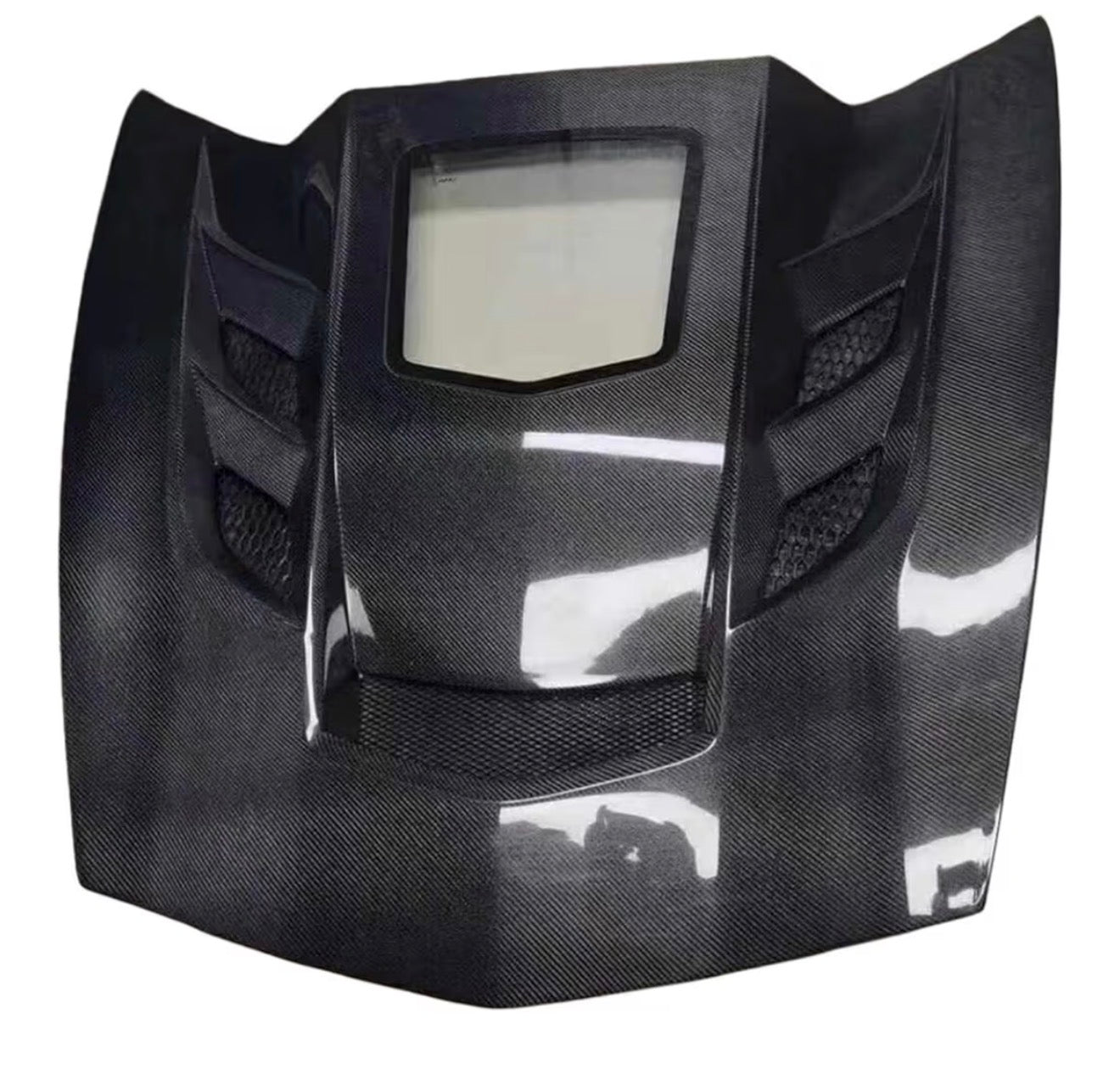 Carbon Fiber Upgrade  Front Engine Hood for Corvette C7 2014-2019 (Semi-carbon)