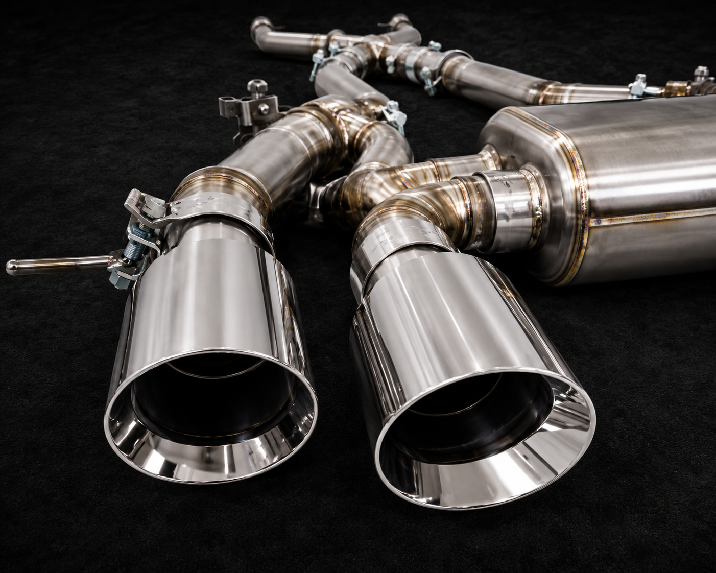 BMW G80 M3 / G82–G83 M4 S58 3.0T Valved Cat-Back Exhaust System (2021–2026)