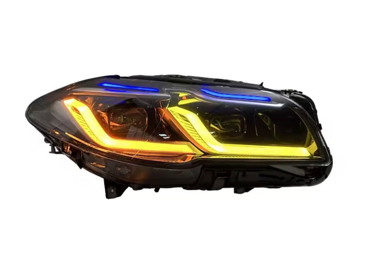 BMW 5 Series 2011-2017 Dual-color DRL Feature FULL LED Headlights Upgrade
