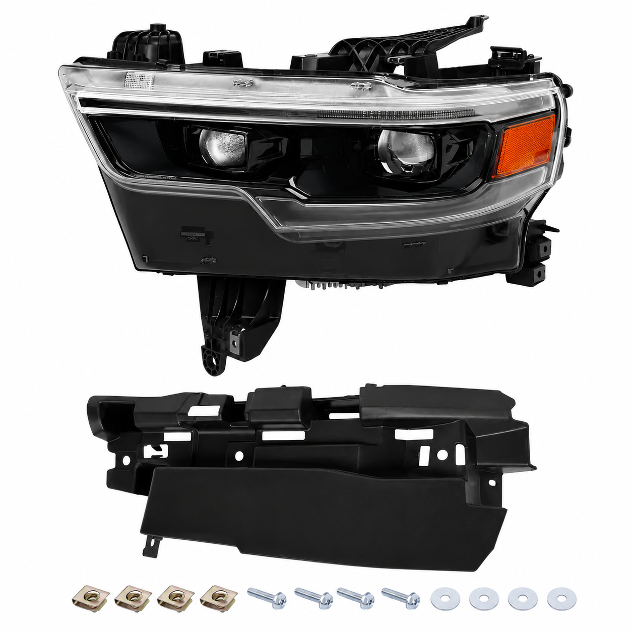 Full LED Headlight Headlamp W/DRL For Dodge Ram 1500 TRX 2019-2023 Driver Side