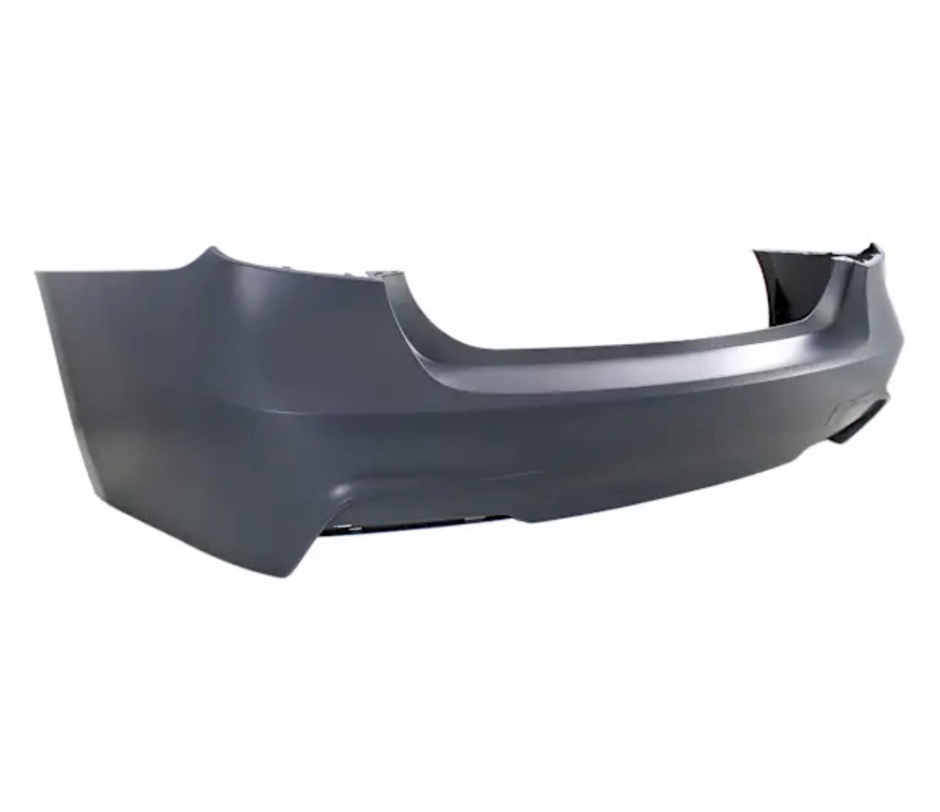 2016-2018 BMW 340i - Rear Primed Bumper Cover, Sedan, For Models With M Package, Without Park Distance Control