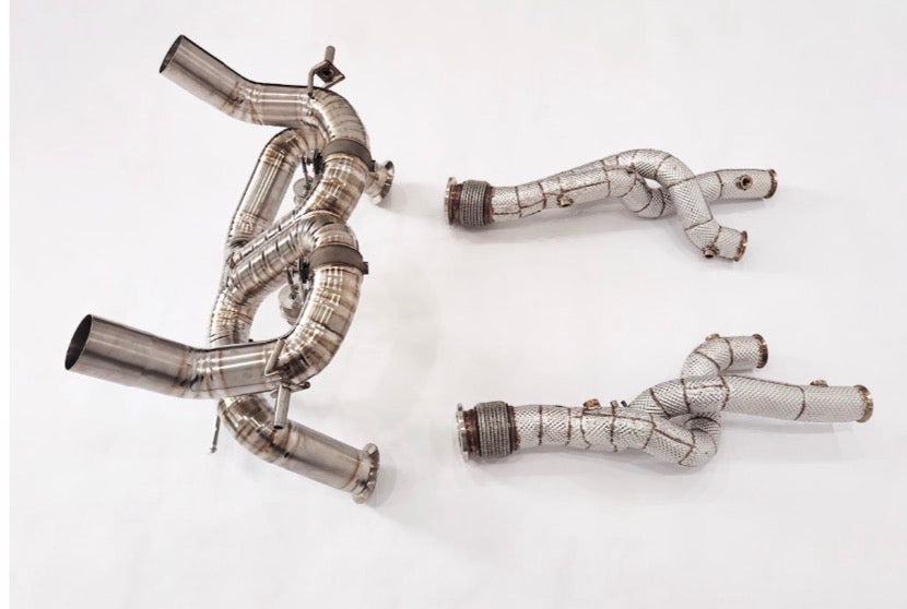 Lamborghini Aventador SVJ LP770-4 Lp780-4 Gintani Titanium X Pipe exhaust System
