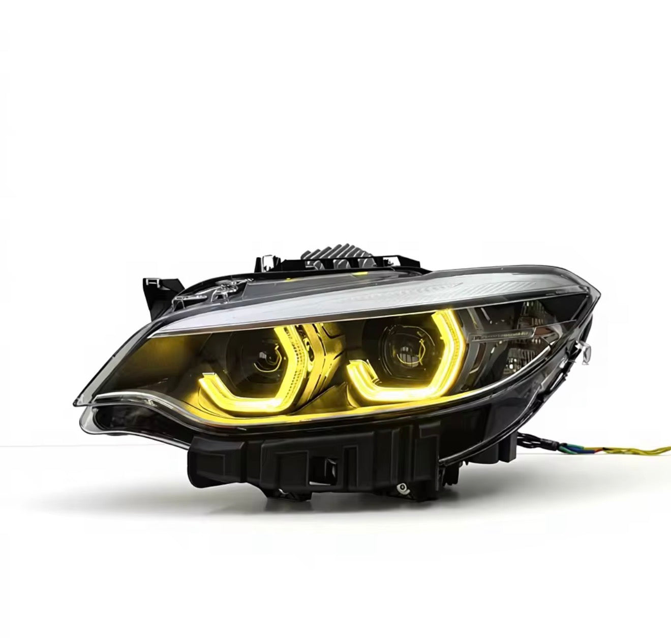 BMW F22/F23 Dual-Color LED Headlights (Yellow & White DRL) 2014–2021