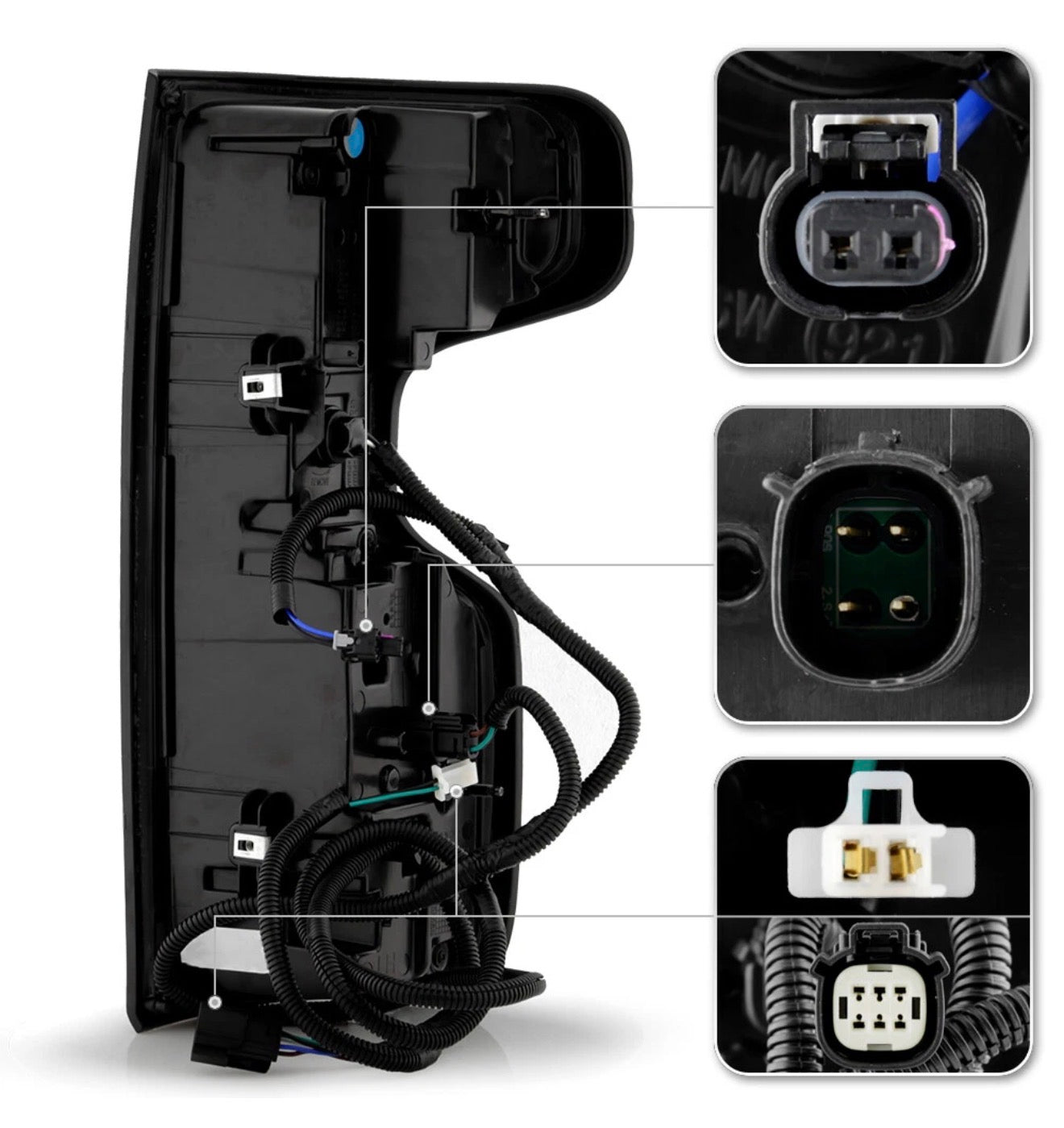 Chevy Silverado 1500 
Halogen Upgrade LED Tail Lights For 2019-2023