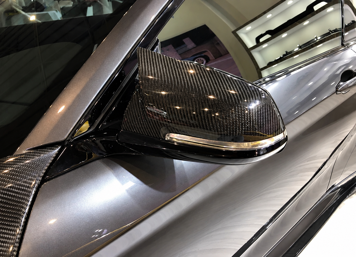 Carbon Fiber M-Style Mirror Caps For BMW F20 F30 F31 F32 F36 335i 328i 340i