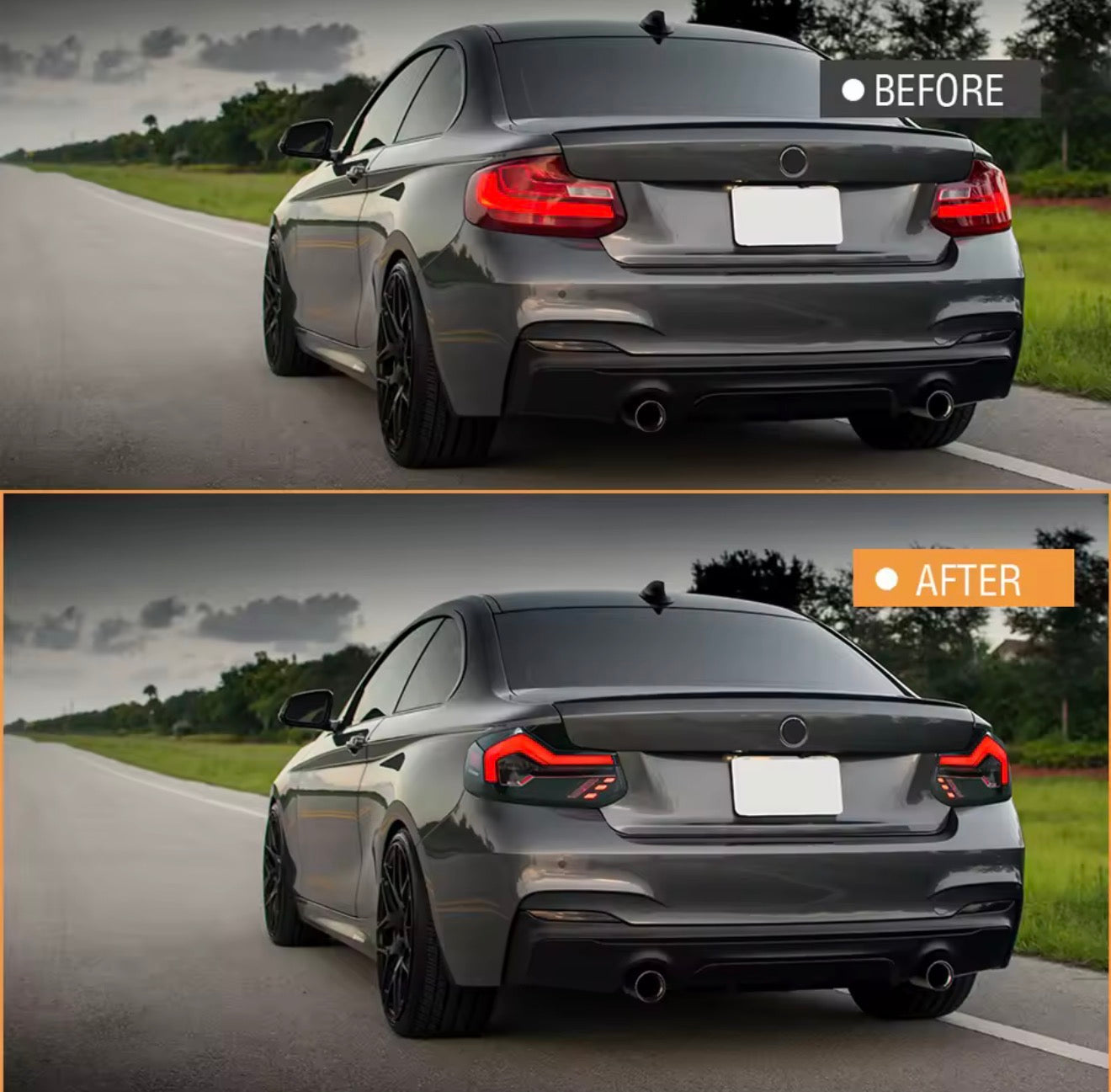 BMW F22/F23 LED Tail Lights | Facelift Style | Plug & Play | 2014–2021