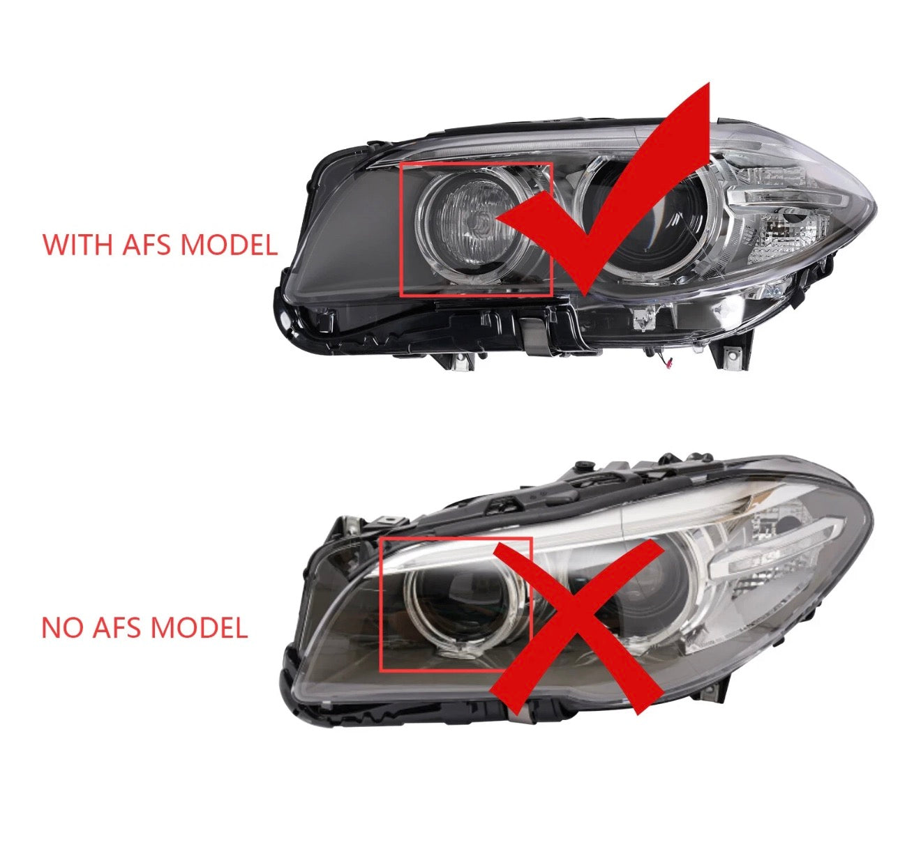 BMW F10 528i 535i 2014-2016 HID w/ AFS Projector Headlight Driver side