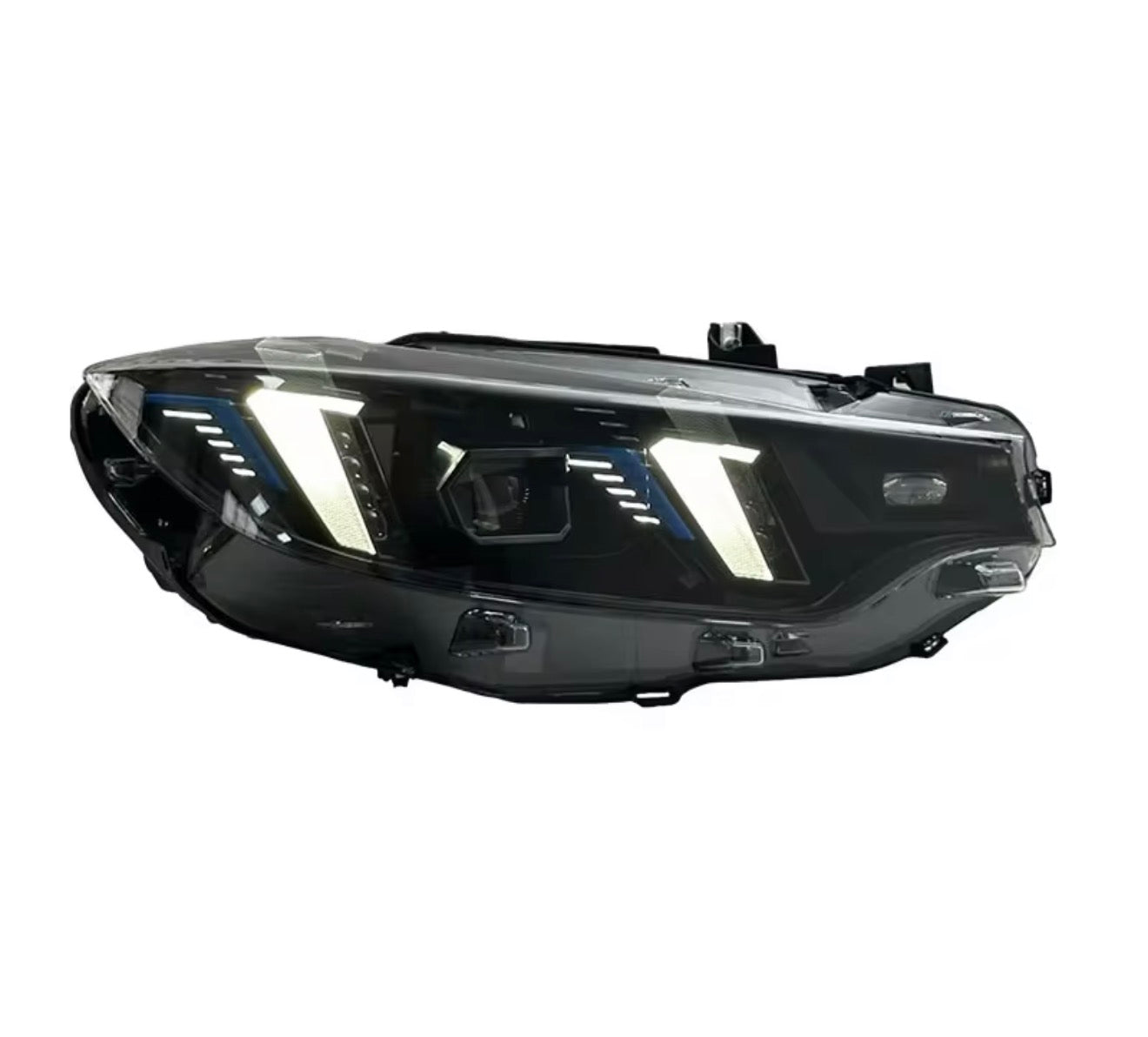 BMW Snake Eye Style Headlights for 3-4 Series F32 F36 F82 2013-2019 with Yellow & White DRL