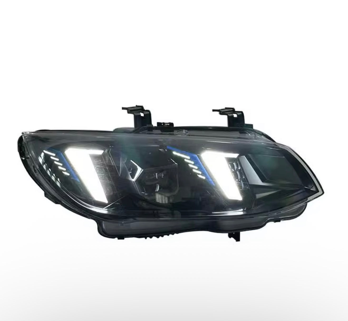 BMW 3 Series M3 E92 E93 2010-2013 Snake Style Headlights white/yellow DRLs