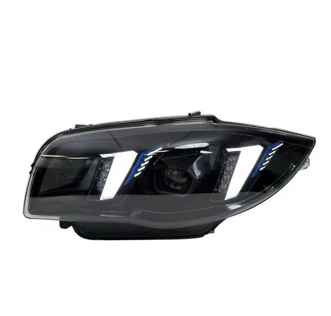 BMW 1 series E87 2004-2011 LED Snake Style Dual color Headlights