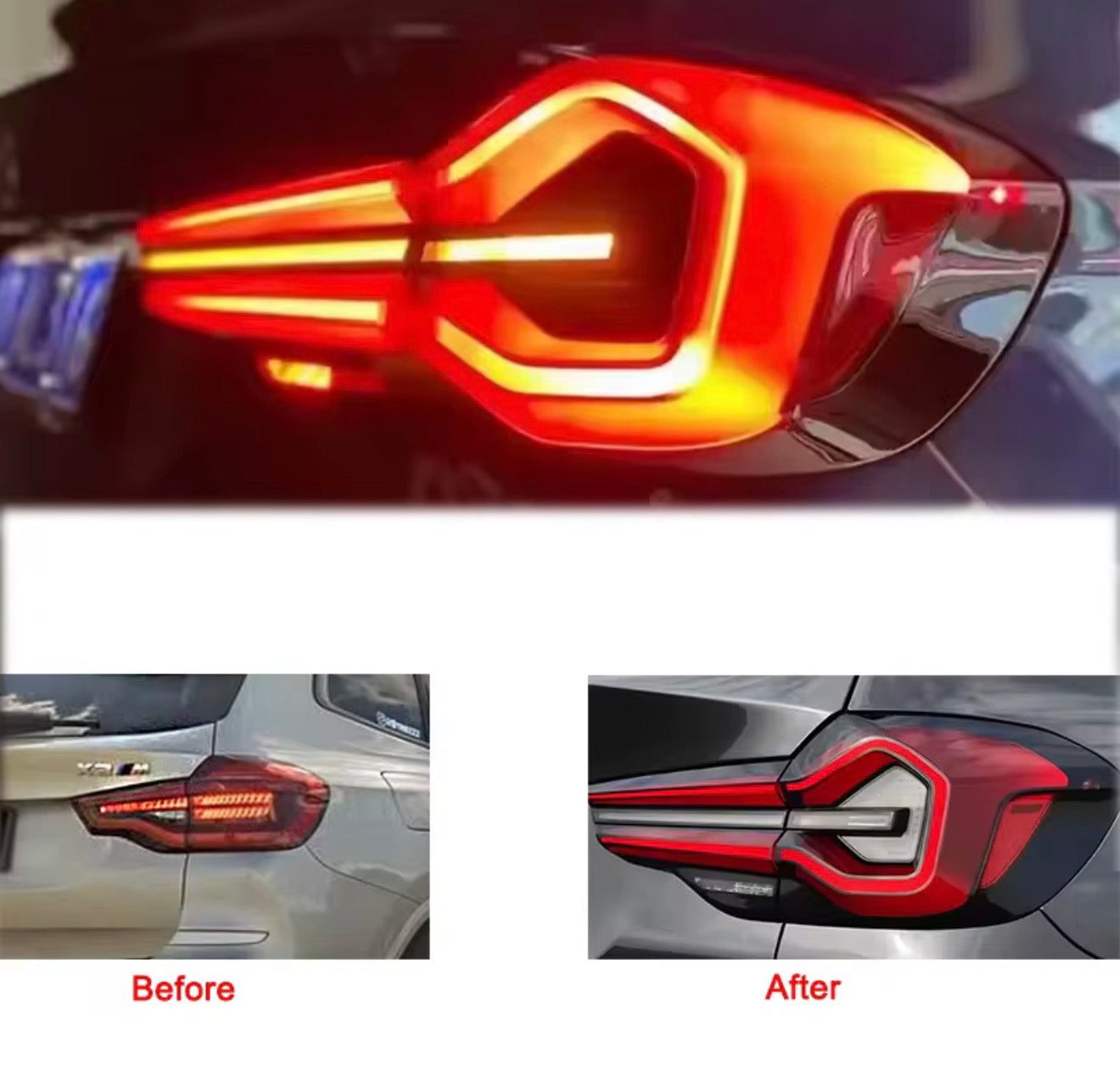 BMW X3 G08 LED Taillights Upgrade (2018–2022) – Plug & Play Dynamic Rear Lights