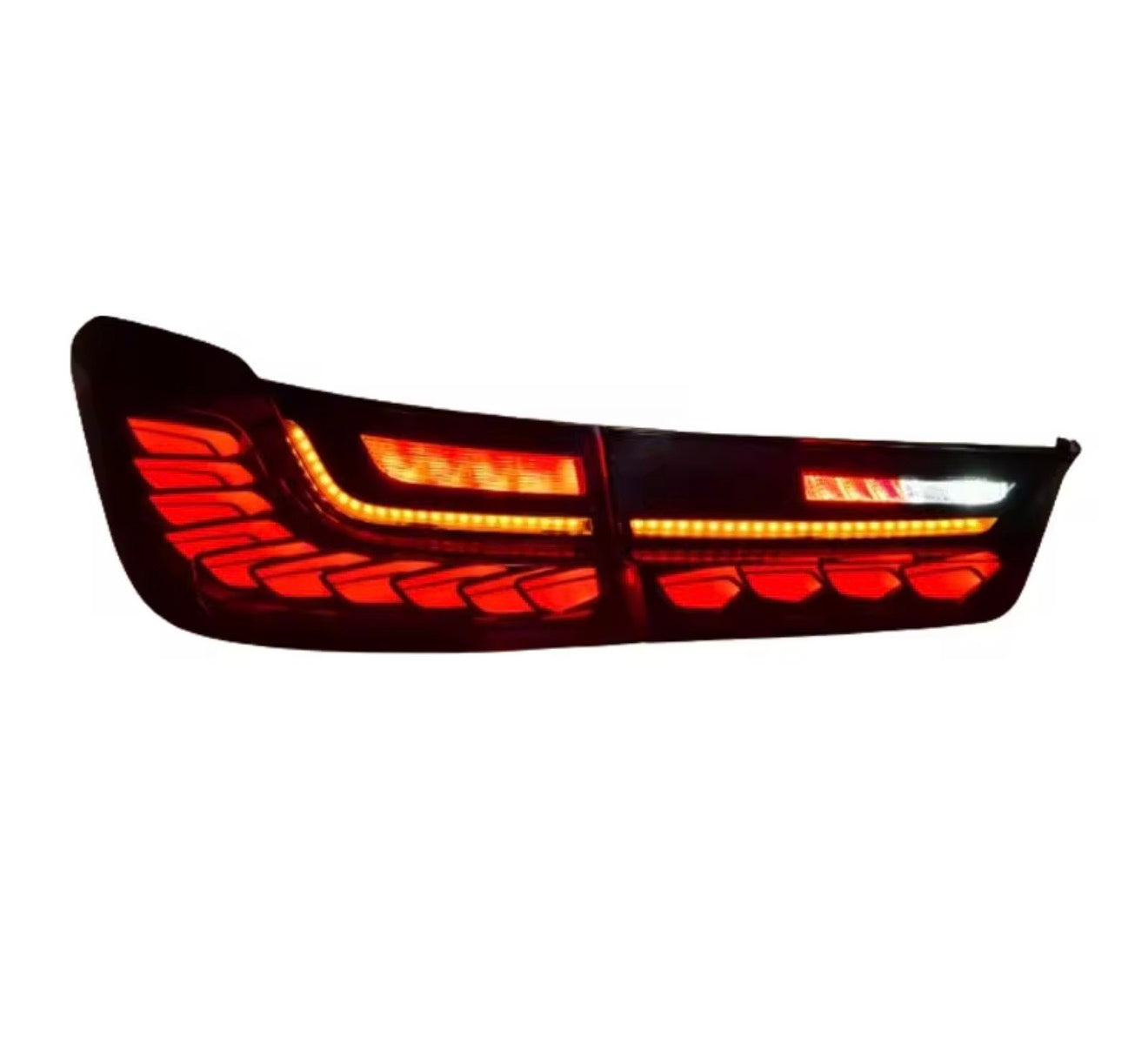 BMW 3 Series G20 G28 G80 M330i M340i 2018-2022 GTS Style Sequential Dragon Scale Taillights