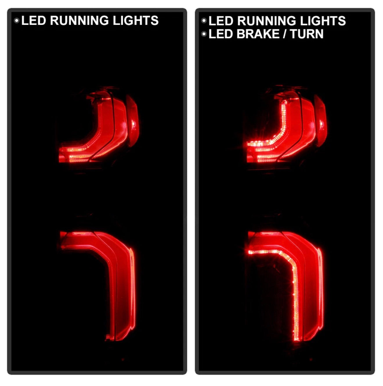 Chevy Silverado 1500 
Halogen Upgrade LED Tail Lights For 2019-2023