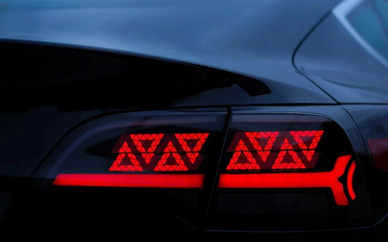 Digtial OLED Tail Lights for Tesla Model Y 2020-2024 Model 3 2017-2023