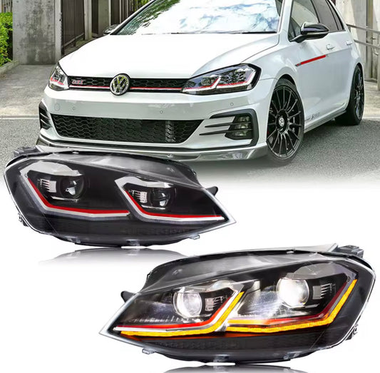 LED Headlights for Volkswagen Golf MK7 TSI/TDI 2012-2017