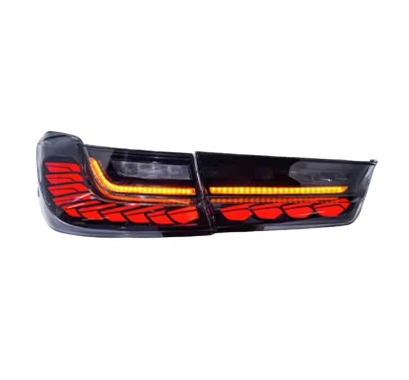 BMW 3 Series G20 G28 G80 M330i M340i 2018-2022 GTS Style Sequential Dragon Scale Taillights