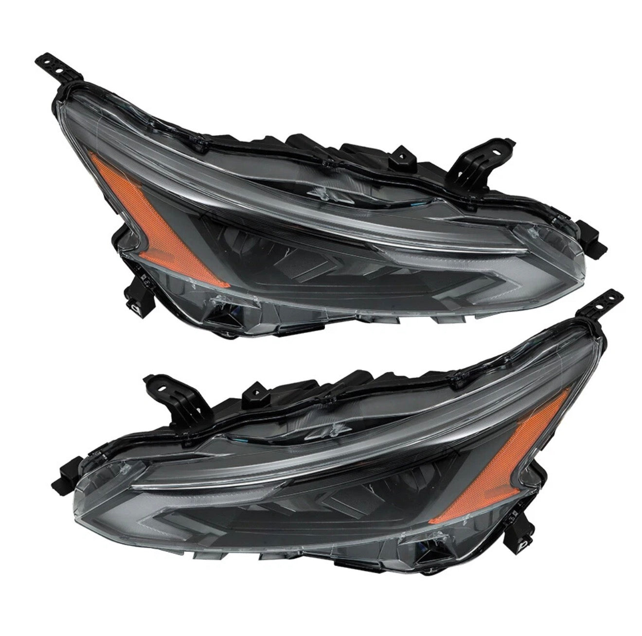 Nissan Altima 2023-2024 Left+Right Full LED Headlights Assembly Black vessel