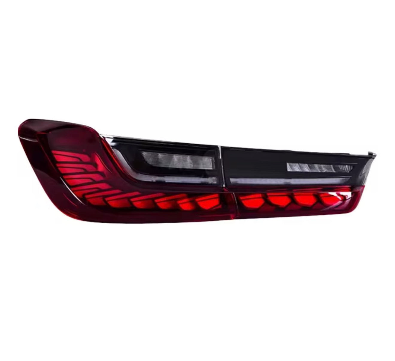 BMW 3 Series G20 G28 G80 M330i M340i 2018-2022 GTS Style Sequential Dragon Scale Taillights