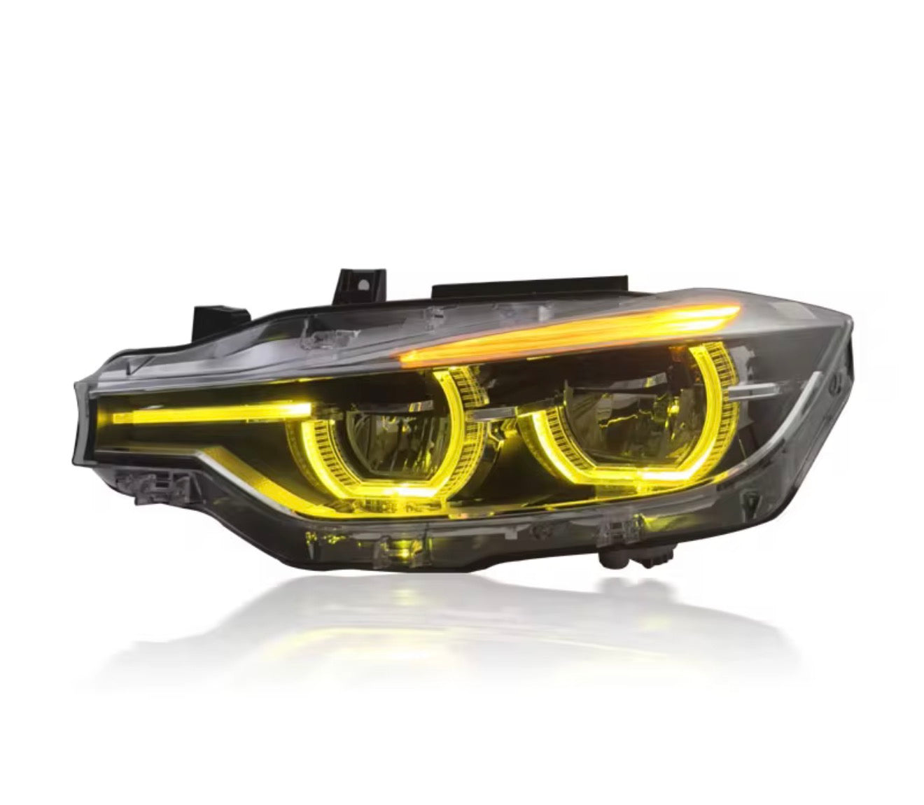 BMW Dual Color Ikon Style DRL Headlights for 3 Series F30 F35 2013-2018