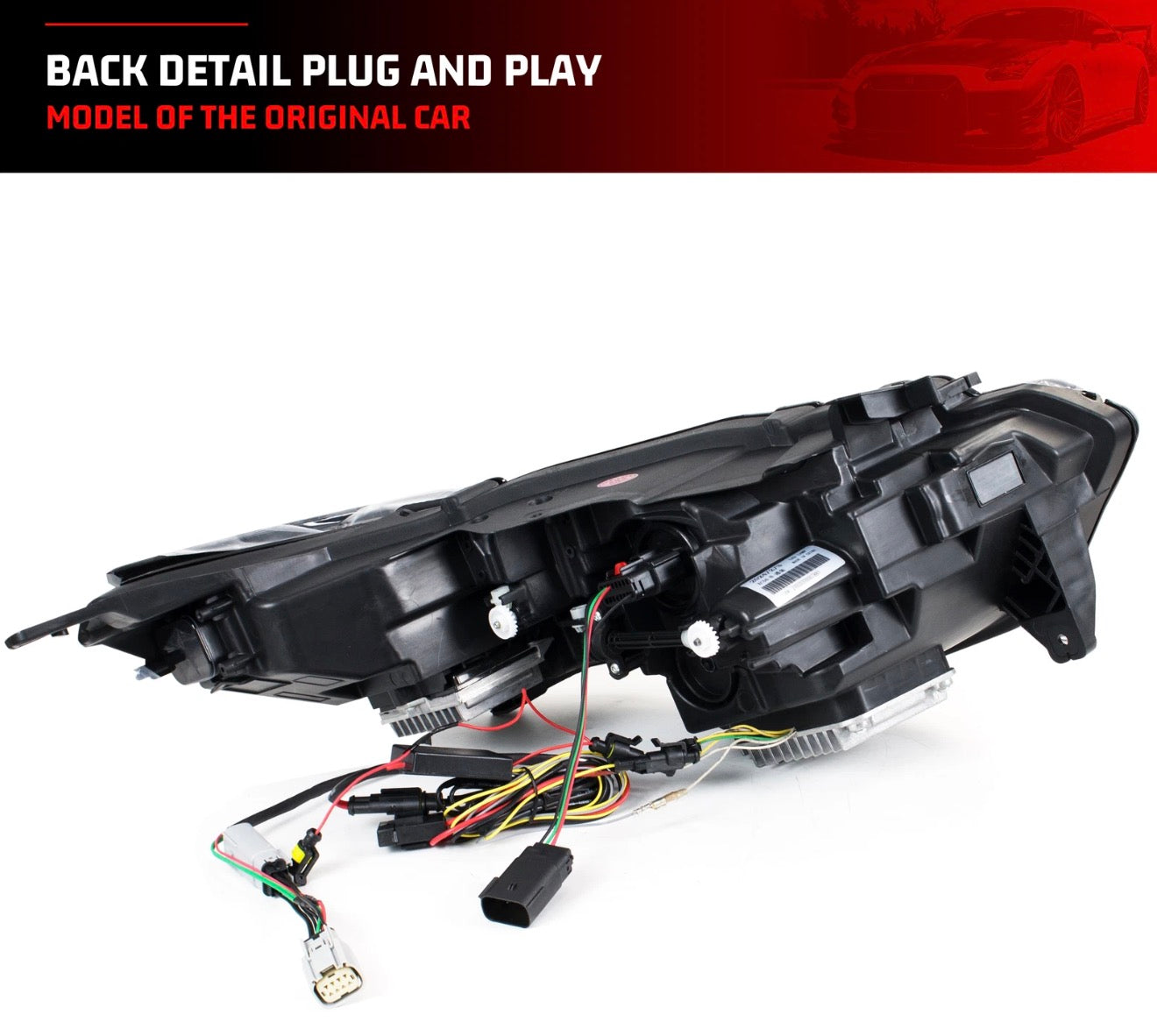Cadillac CT5 CT5-V 2020-2024 Sequential Front LED Blackout Headlights