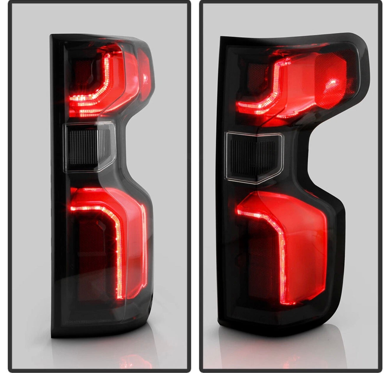 Chevy Silverado 1500 
Halogen Upgrade LED Tail Lights For 2019-2023
