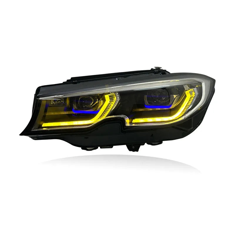 BMW Dual DRL (yellow & white) Laser Headlights for 3 series 2019-2022