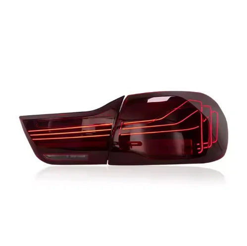BMW 4 series / M4 2014-2020 Laser CSL Style Smoked / Red lens Taillights full assembly