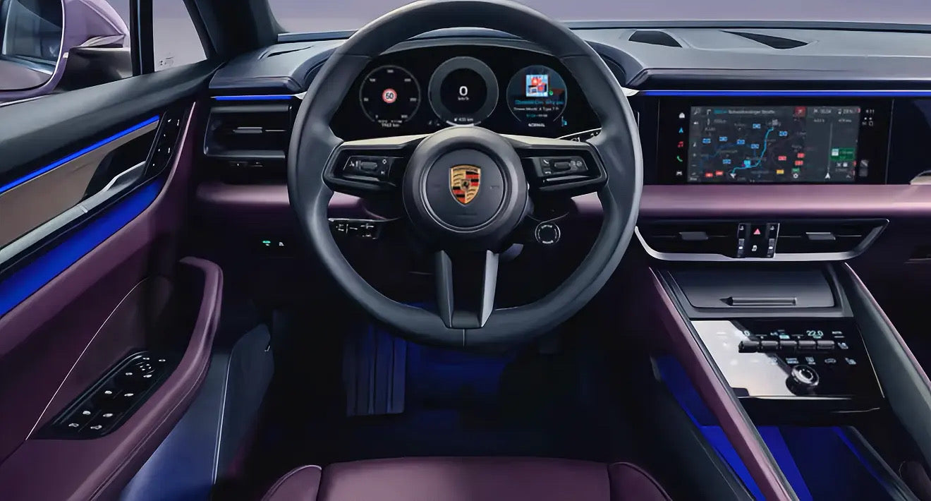 Porsche Sport Multifunction Steering Wheel w/ Airbag, Paddle Shifters & Drive Mode Selector for 2017+ models