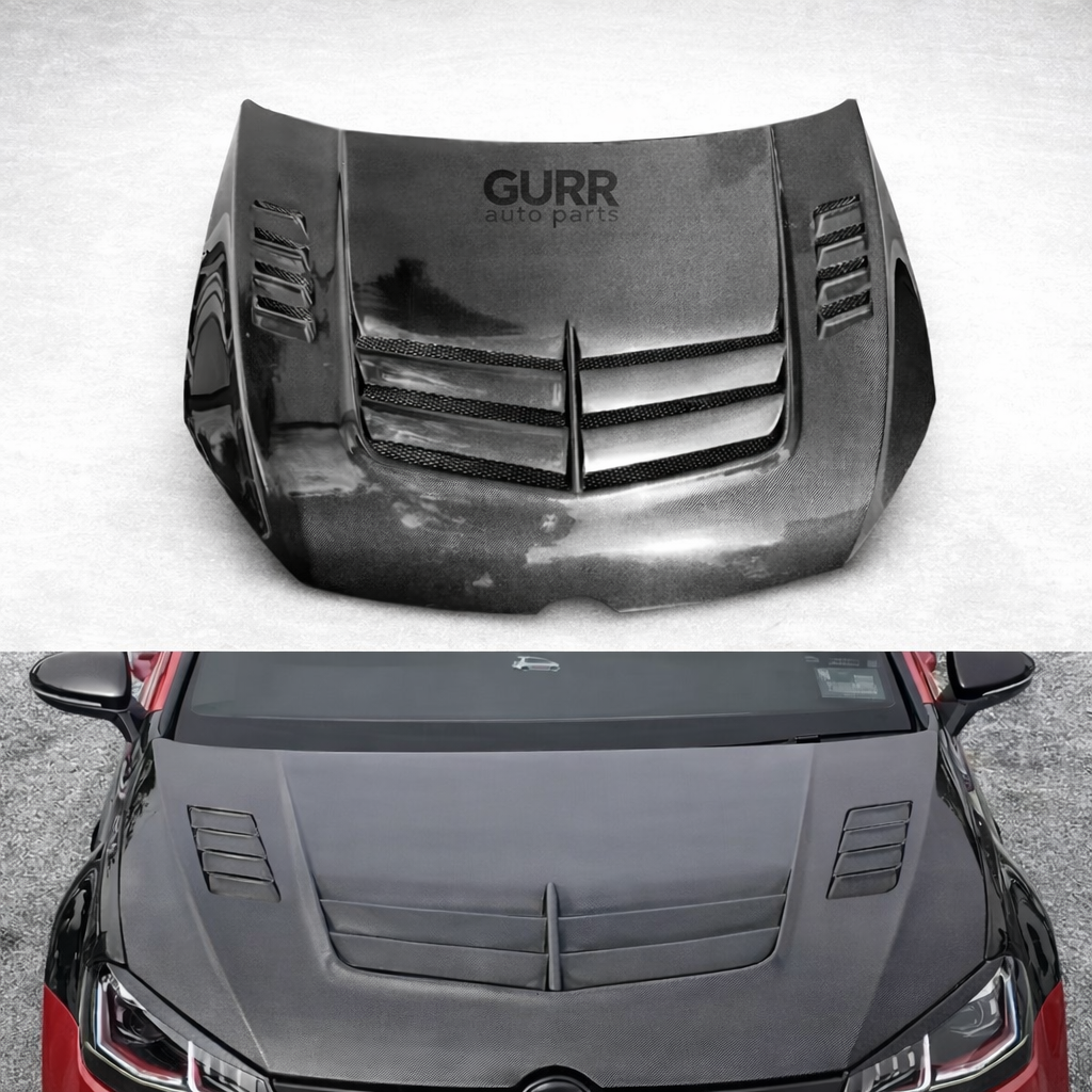 Full Custom Real Carbon Fiber Hood for Volkswagen Golf MK 7 / 7.5/ gti 2014-2020