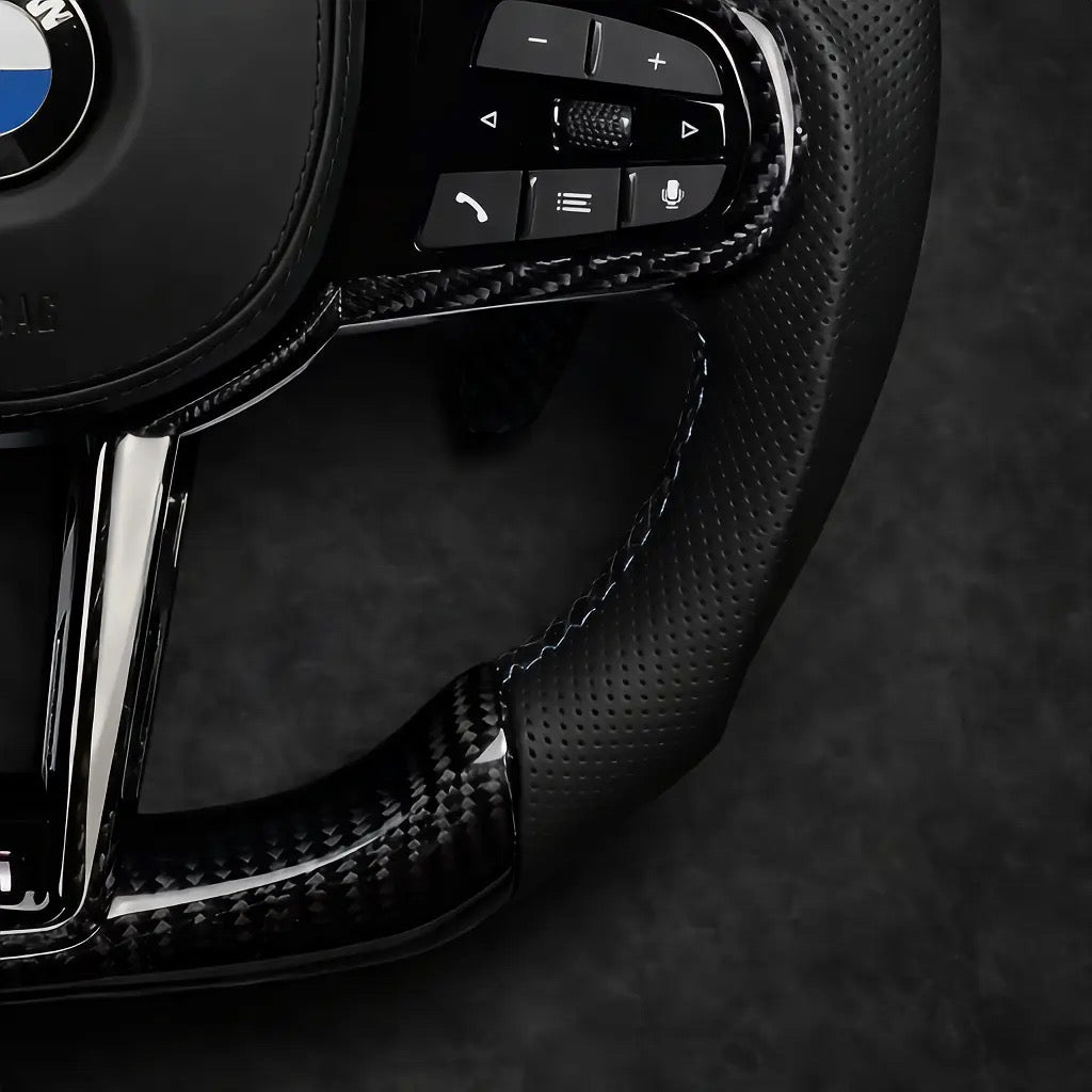 BMW Carbon style Steering Wheel For 2018-2026 Models G-10-20-30-80