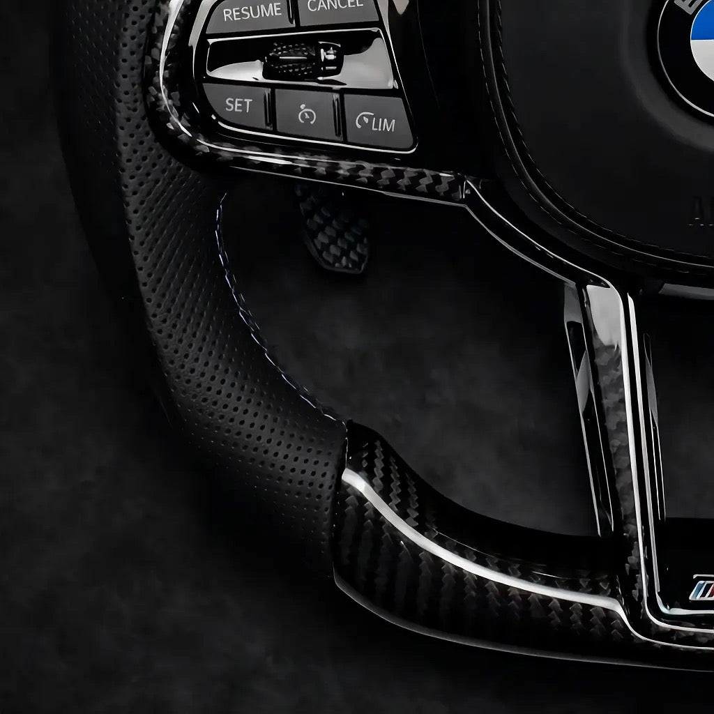 BMW Carbon style Steering Wheel For 2018-2026 Models G-10-20-30-80
