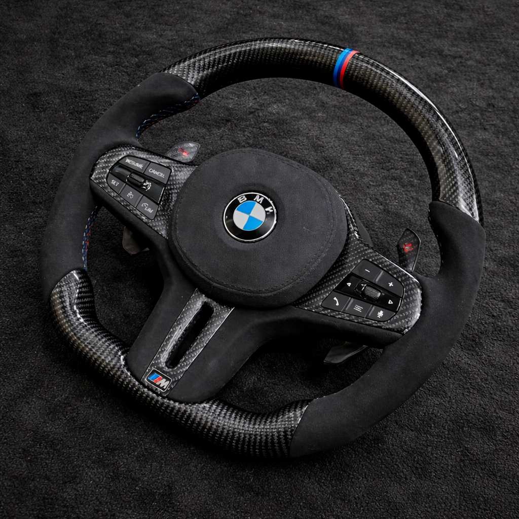 BMW M Performance Race edition Carbon Fiber & Alcantara Steering Wheel for 2018-2026 G models