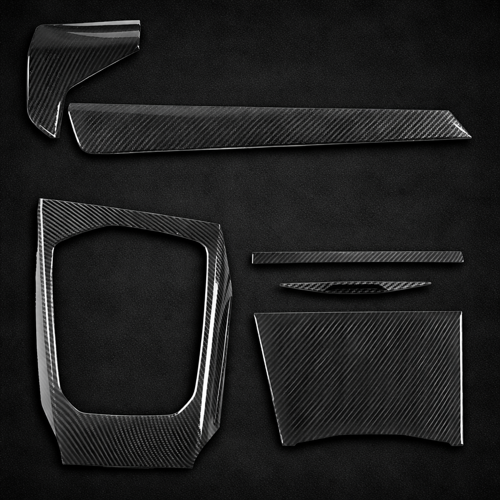 Carbon Fiber Interior Trim Cover Set For BMW 2-3-4 G Series 2019-2022