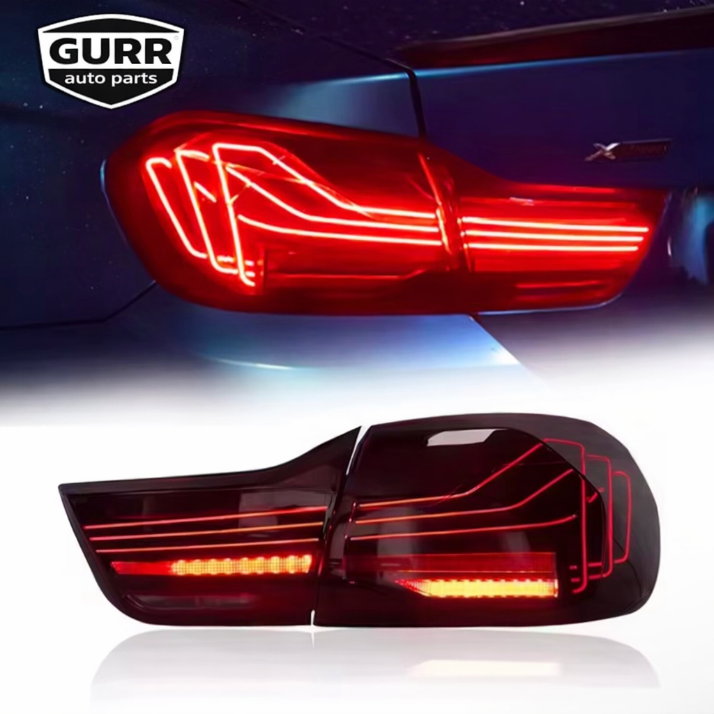 BMW 4 series / M4 2014-2020 Laser CSL Style Smoked / Red lens Taillights full assembly