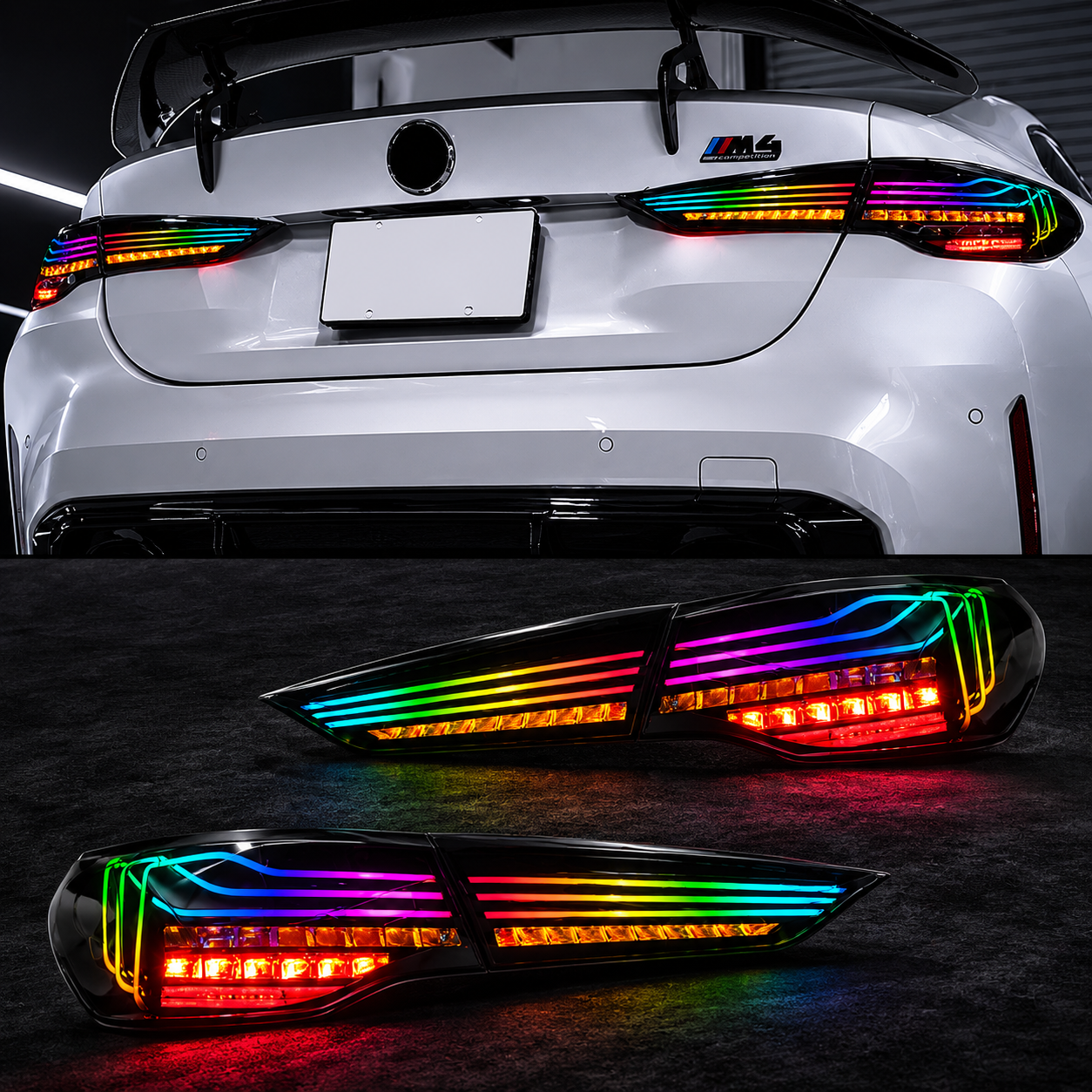 BMW G22/G82 CSL RGB LED Taillights (2020–2025) – Plug & Play