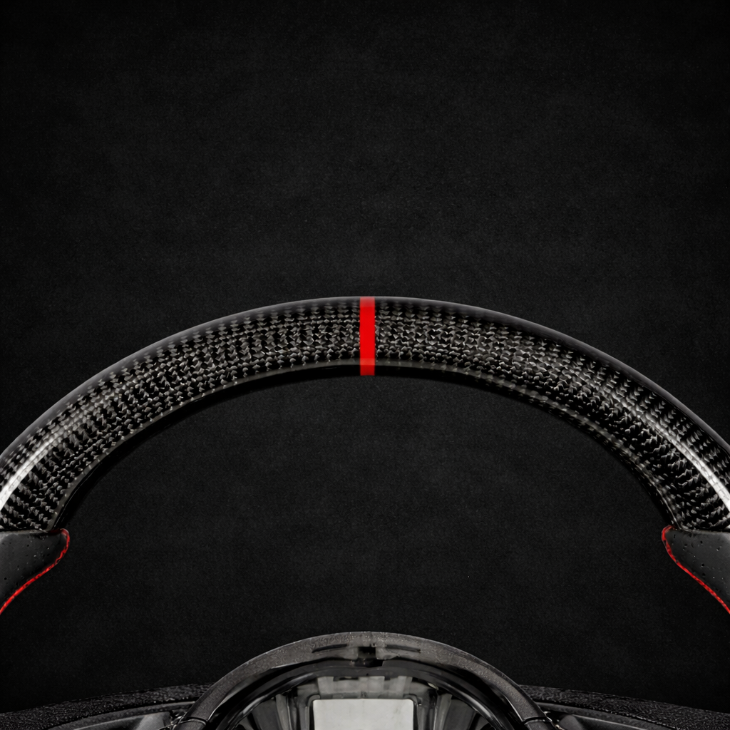 Audi A3/4/5, Q3/5/7 Perforated leather & Carbon Fiber Steering Wheel
