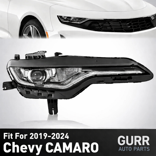 LED Headlight For 2019-2024 Chevy Camaro w/ LED DRL Projector Passenger Side