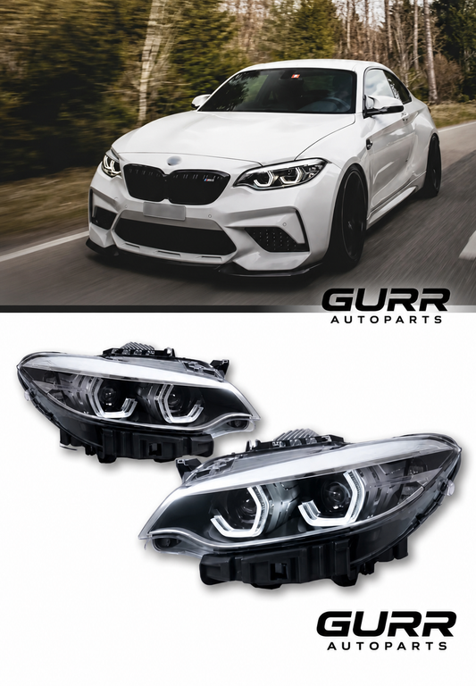 BMW 2 Series F22 LED Headlights 2014–2019 | Full LED Projector + DRL + Dynamic Turn Signal | Plug & Play Upgrade