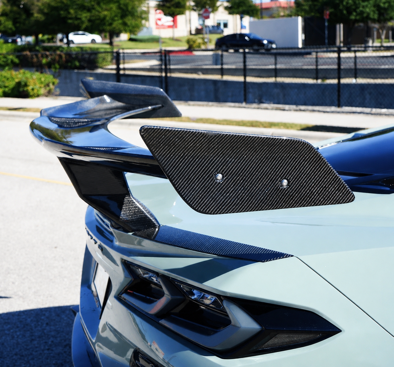 2020-2025 Corvette C8 ZR1 Style Rear Carbon Fiber Wing