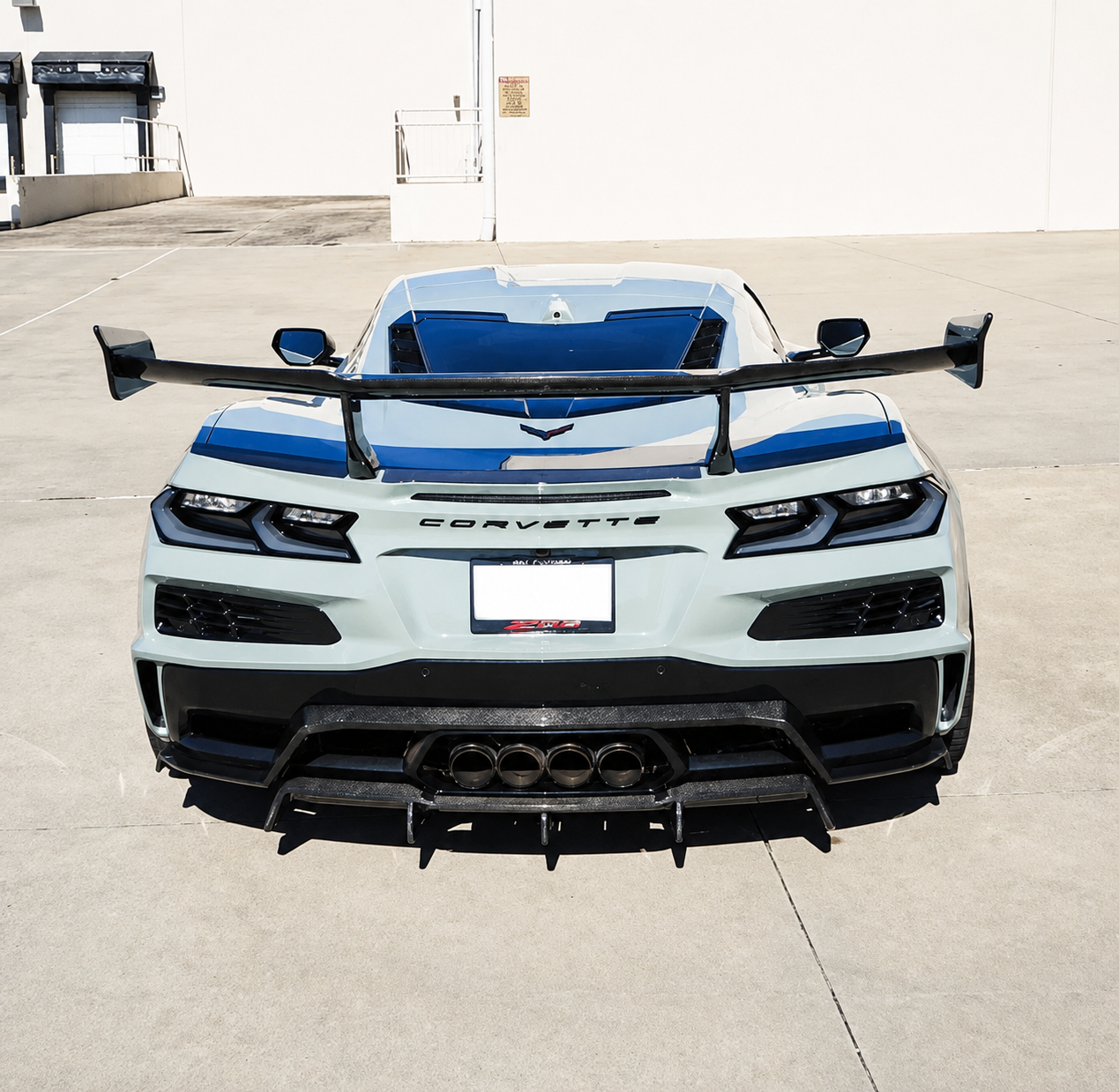 2020-2025 Corvette C8 ZR1 Style Rear Carbon Fiber Wing