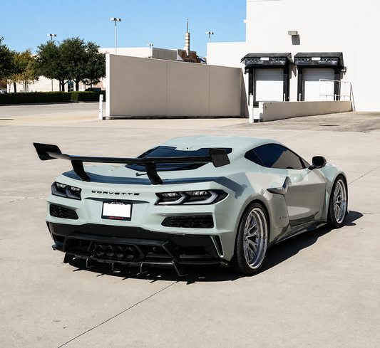 2020-2025 Corvette C8 ZR1 Style Rear Carbon Fiber Wing