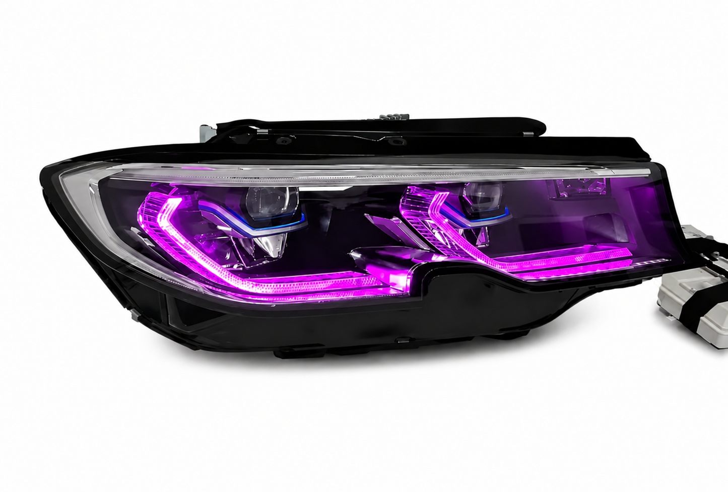 BMW G20 G28 RGB DRL Module – Plug & Play Color Changing LED DRL Controller (2020-2022 Laser Headlights)