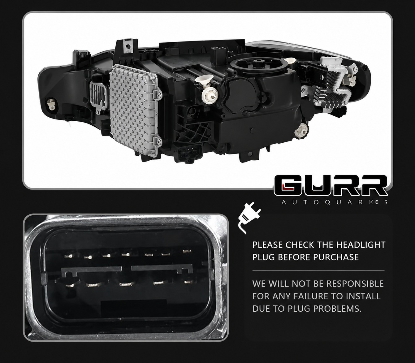 BMW 3 Series 2015-2018 F30 LED Adaptive Headlights, Laser Style