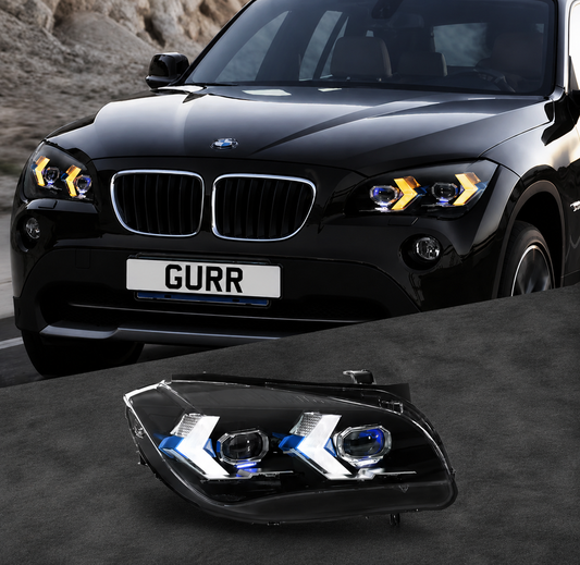 BMW X1 E84 2010-2015 Upgrade Modified to New DRL Dynamic Turn Signal LED Headlights