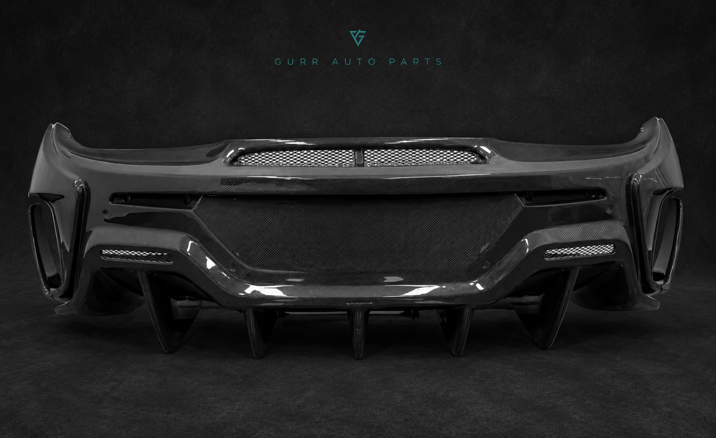 McLaren 540C / 570S 600LT Style Full Carbon Fiber Rear Bumper Conversion Kit (2015–2021)