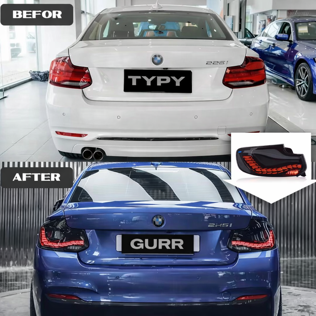 BMW 2 Series Custom Dragón Style Taillights for models 2014-2021