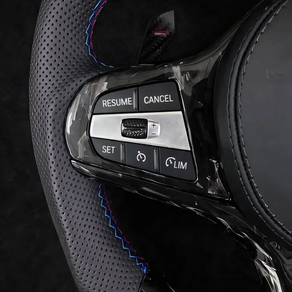 BMW Forged Carbon Fiber M Livery Steering wheel for 3-4 series 2019-2023 G30-80