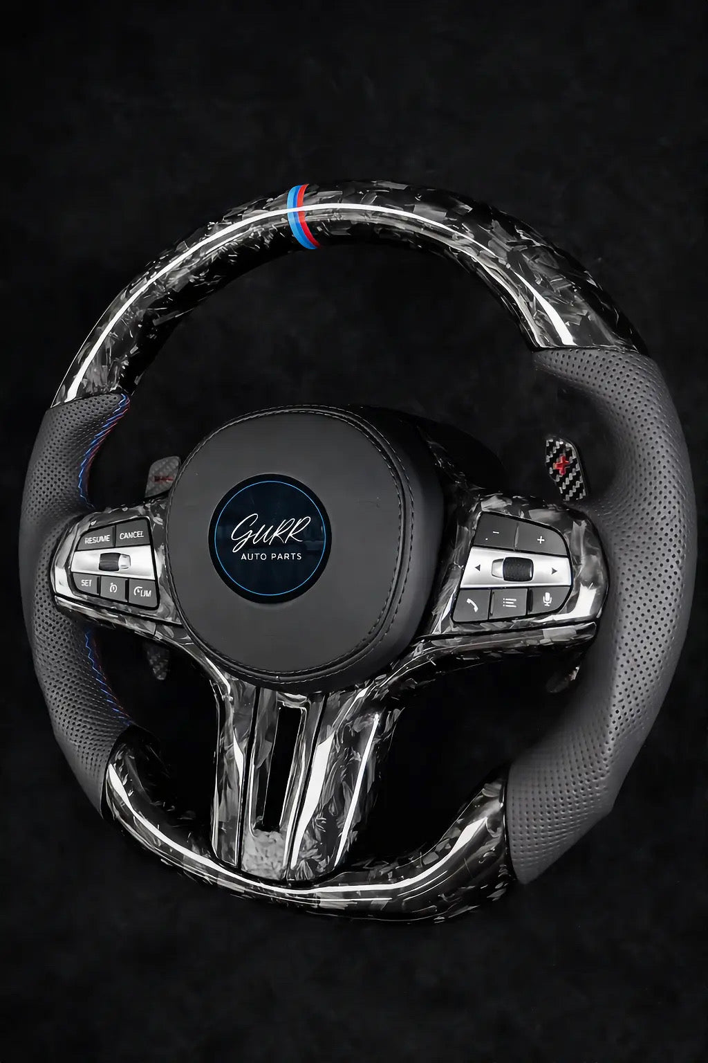 BMW Forged Carbon Fiber M Livery Steering wheel for 3-4 series 2019-2023 G30-80